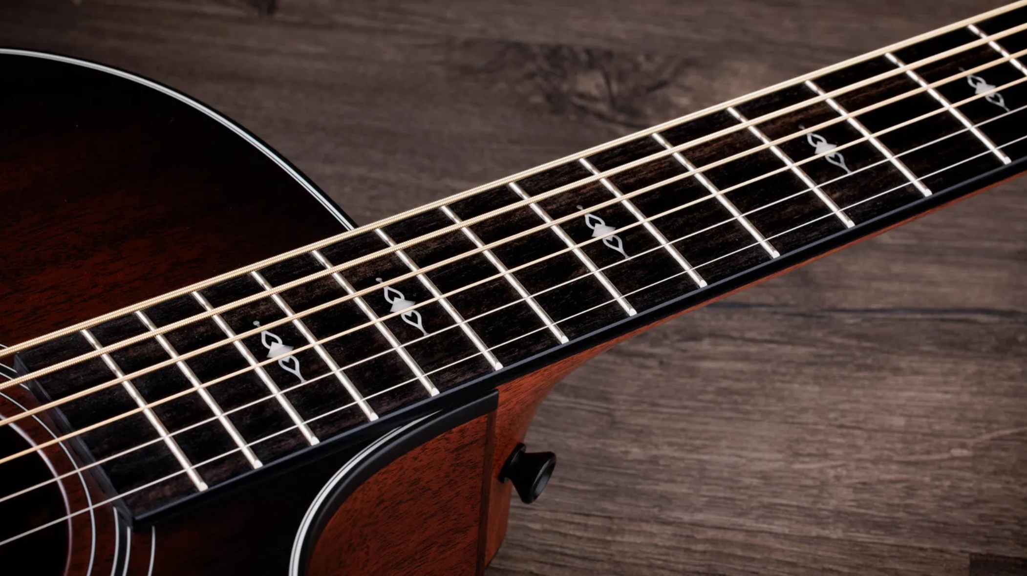 Taylor 324ce Baritone 6 Ltd Grand Auditorium Cw Tout Acajou Eb Es2 - Shaded Edgeburst Top Satin - Folk guitar - Variation 2