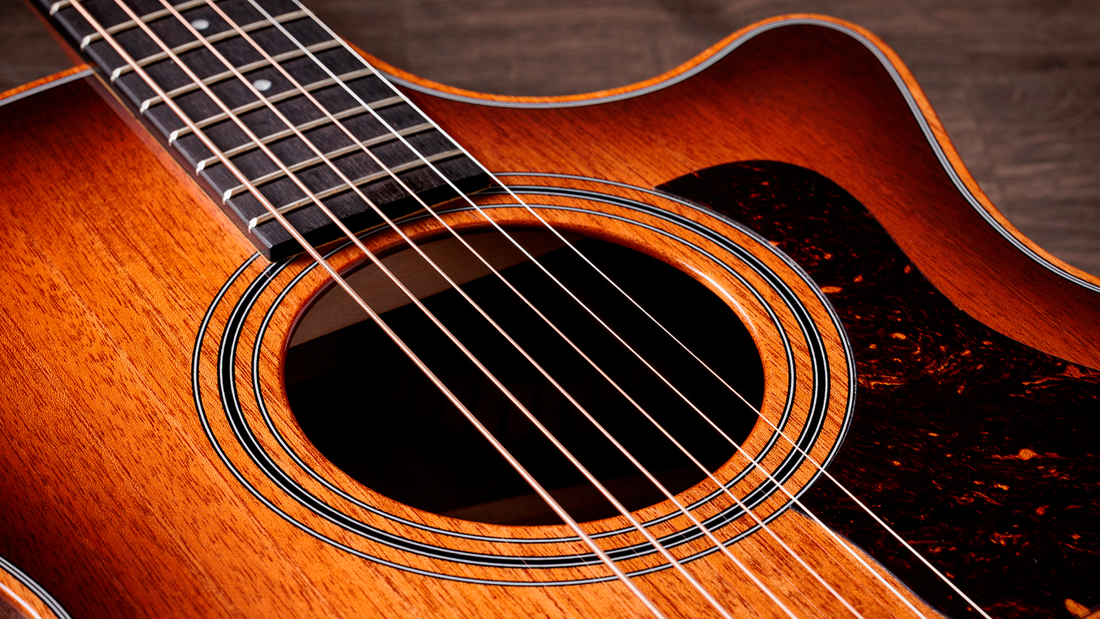 Taylor 324ce Studio Special Edition Next Gen. Grand Auditorium Cw Tout Acajou Eb Claria - Gloss Shaded Edgeburst Top - Folk guitar - Variation 3