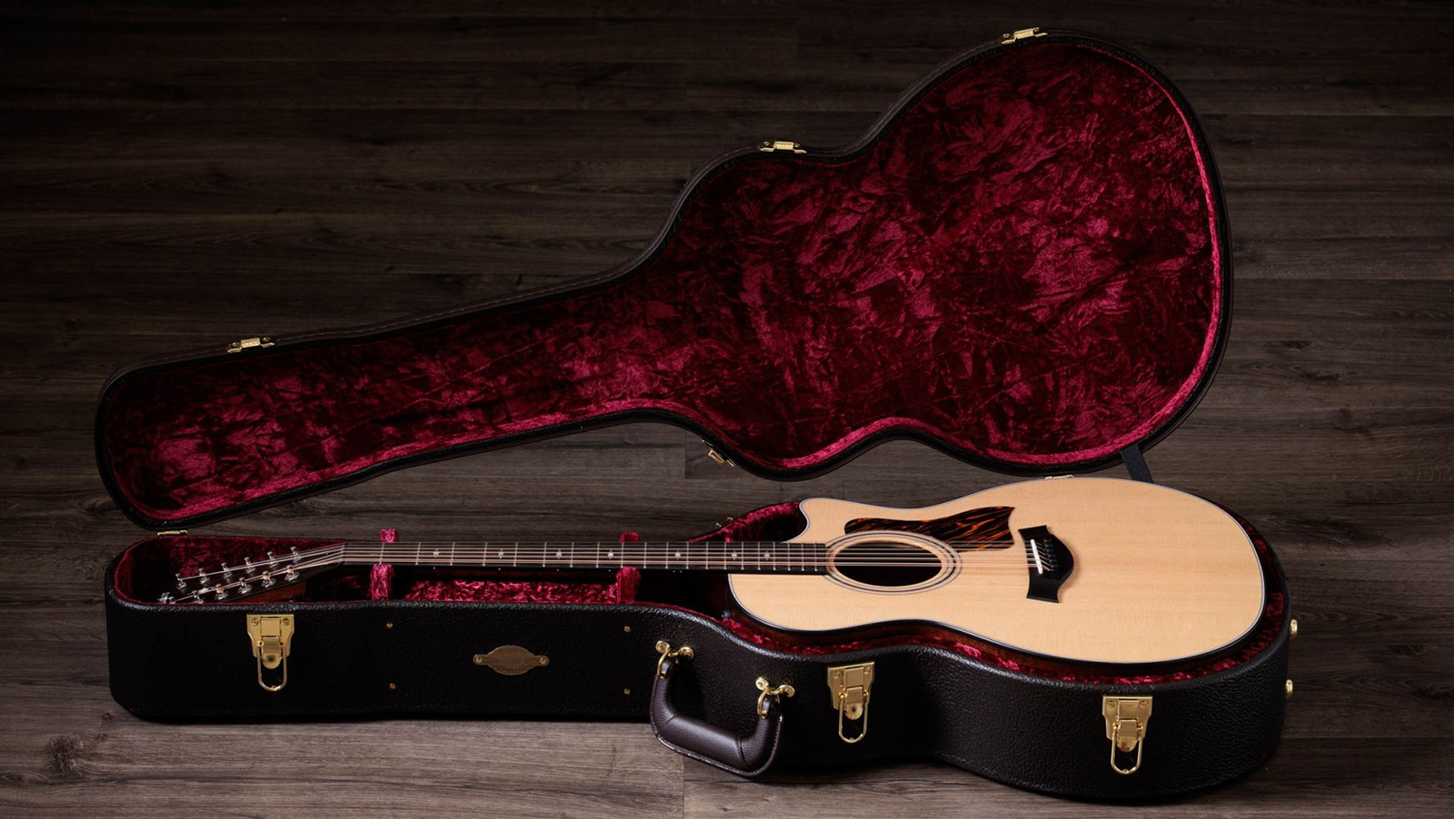 Taylor 354ce Grand Auditorium Cw 12c Epicea Sapele Eb Es2 - Medium Stain - Folk guitar - Variation 7