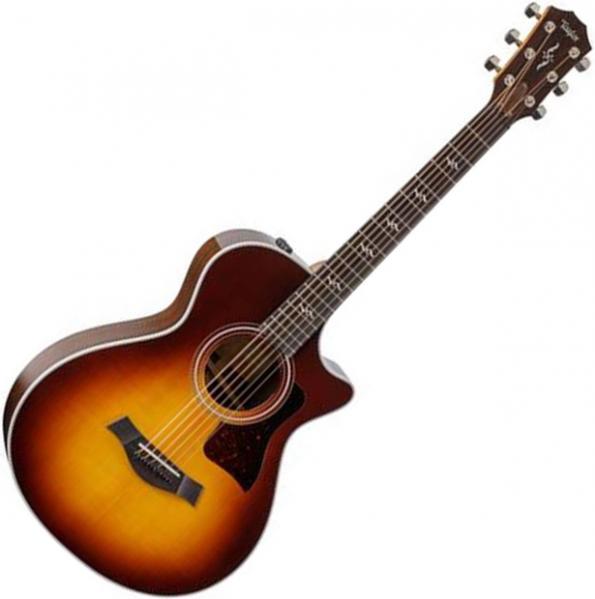 Guitare electro acoustique Taylor 412ce-R 12-Fret Ltd - Sunburst