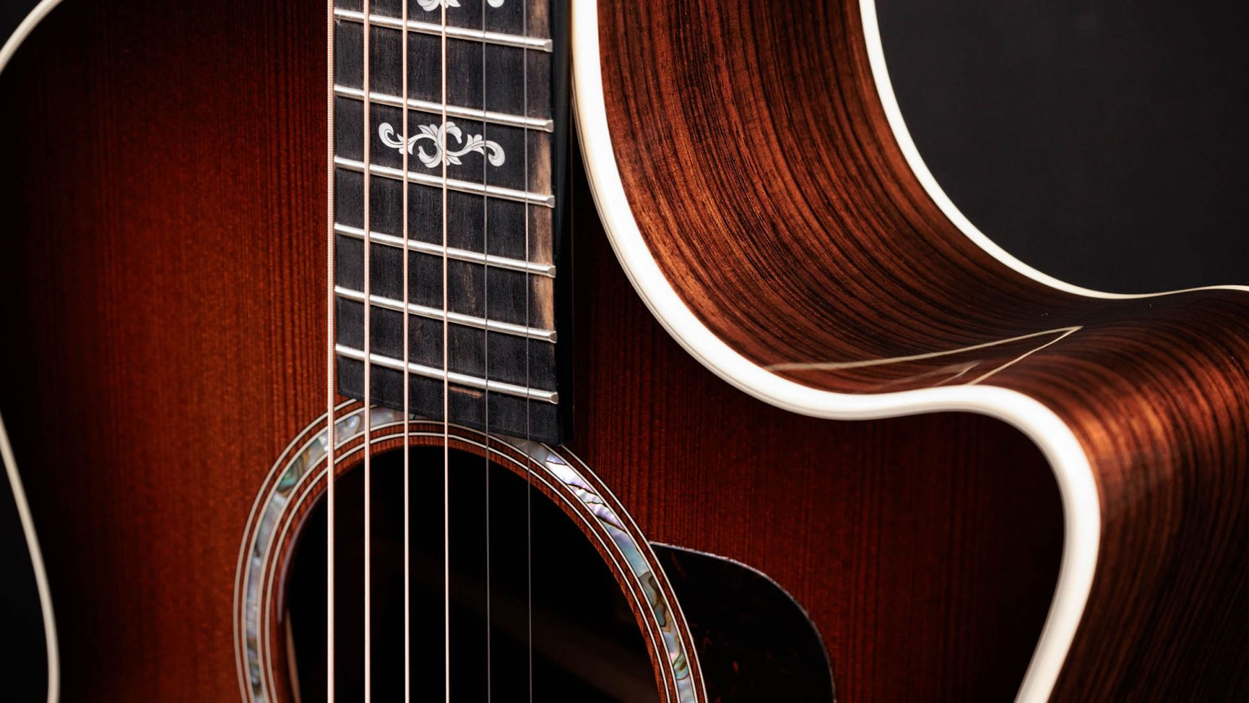 Taylor 414ce 50th Anniversary Special Ed. Grand Auditorium Cw Sinker Redwood Palissandre Eb Es2 - Shaded Edgeburst - Folk guitar - Variation 2
