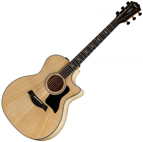 Acoustic guitar & electro Taylor 424ce Urban Ash Ltd - Natural blonde