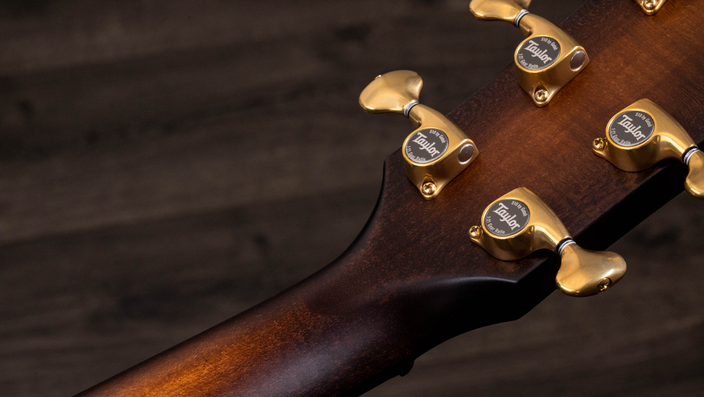 Taylor 614ce Builder's Edition V-class Grand Auditorium Cw Epicea Erable Eb Es2 - Natural Top & Wild Honey Burst - Folk guitar - Variation 6