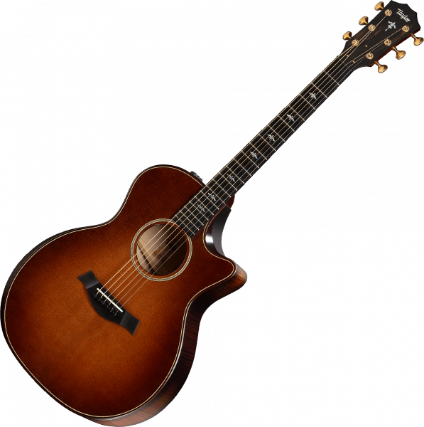 Electro acoustic guitar Taylor 614CE Builder's Edition V-Class - wild honey burst