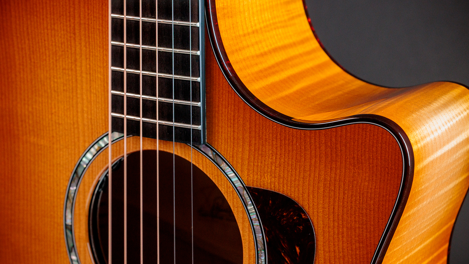 Taylor 614ce Next Gen. Grand Auditorium Cw Epicea Erable Eb Claria - Antique Blonde - Folk guitar - Variation 3
