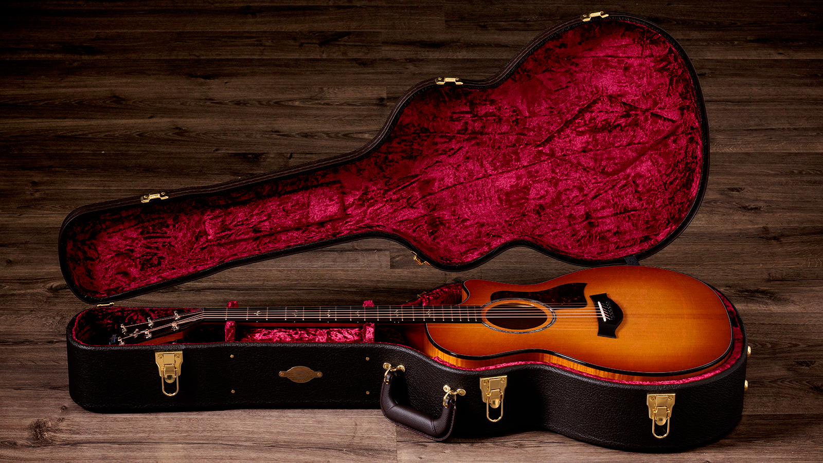 Taylor 614ce Next Gen. Grand Auditorium Cw Epicea Erable Eb Claria - Antique Blonde - Folk guitar - Variation 8