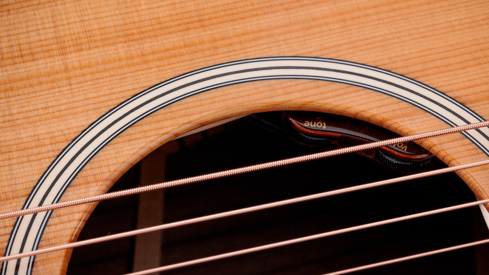 Taylor 714e Gold Label Firestripe Pg Gold Label Super Auditorium Cw Epicea Palissandre Eb Lr Baggs - Natural - Folk guitar - Variation 5