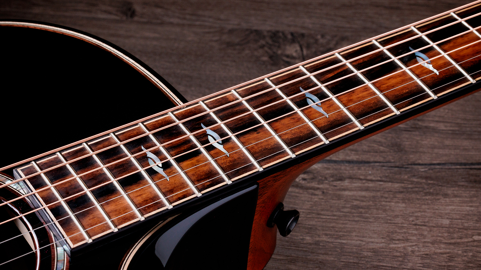 Taylor 814ce Builders Edition Next Gen. Grand Auditorium Cw Tout Epicea Palissandre Eb Claria - Blacktop & Kona Edgeburst - Folk guitar - Variation 3