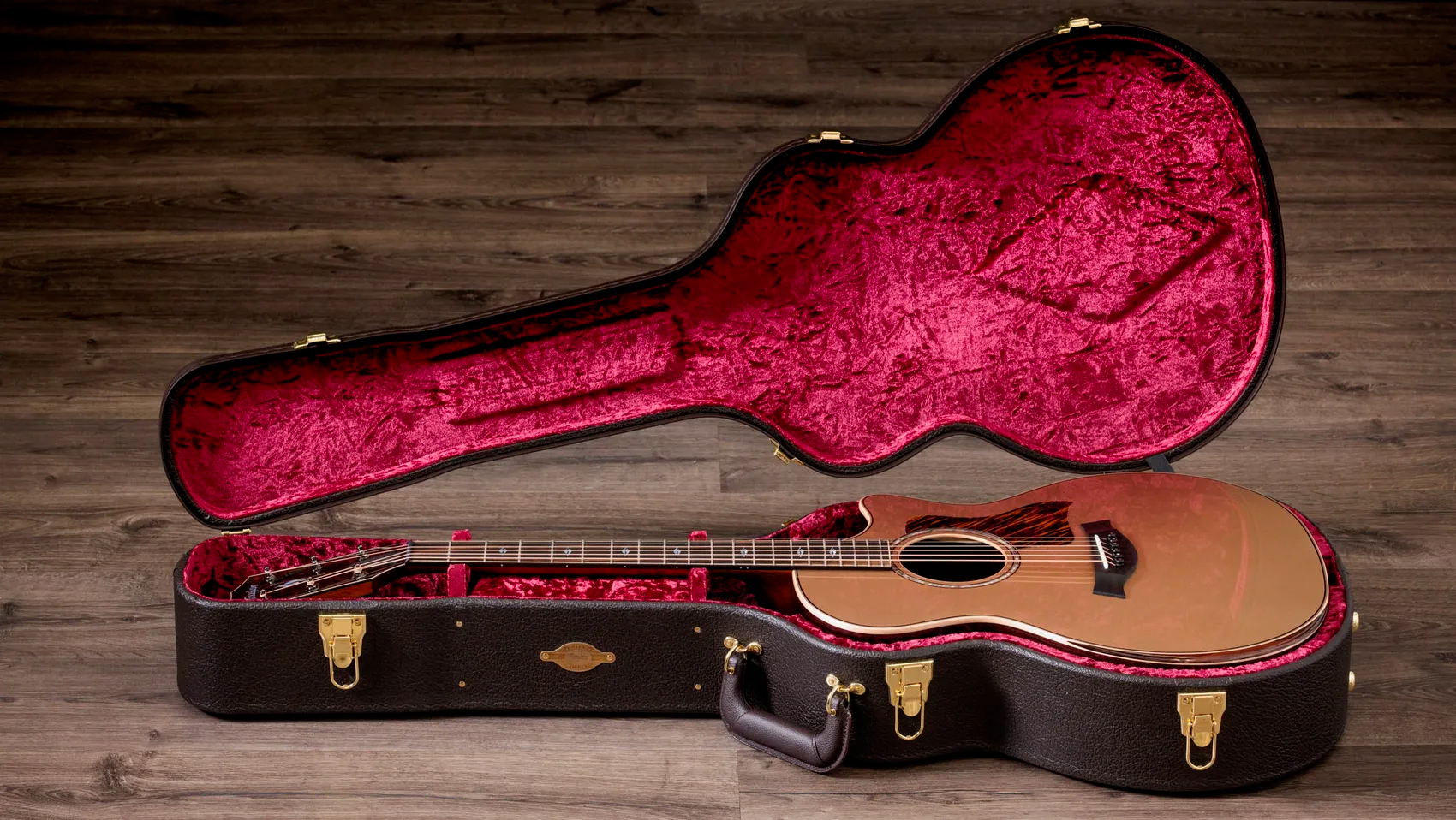 Taylor 814ce Ltd Casablanca Beige Top - Casablanca Beige Metallic - Folk guitar - Variation 9