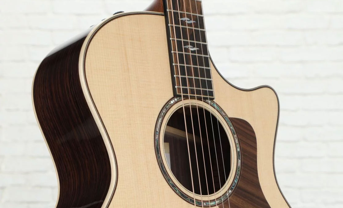 Taylor 814ce V-class 2018 Grand Auditorium Cw Epicea Palissandre Es2 - Natural - Electro acoustic guitar - Variation 2