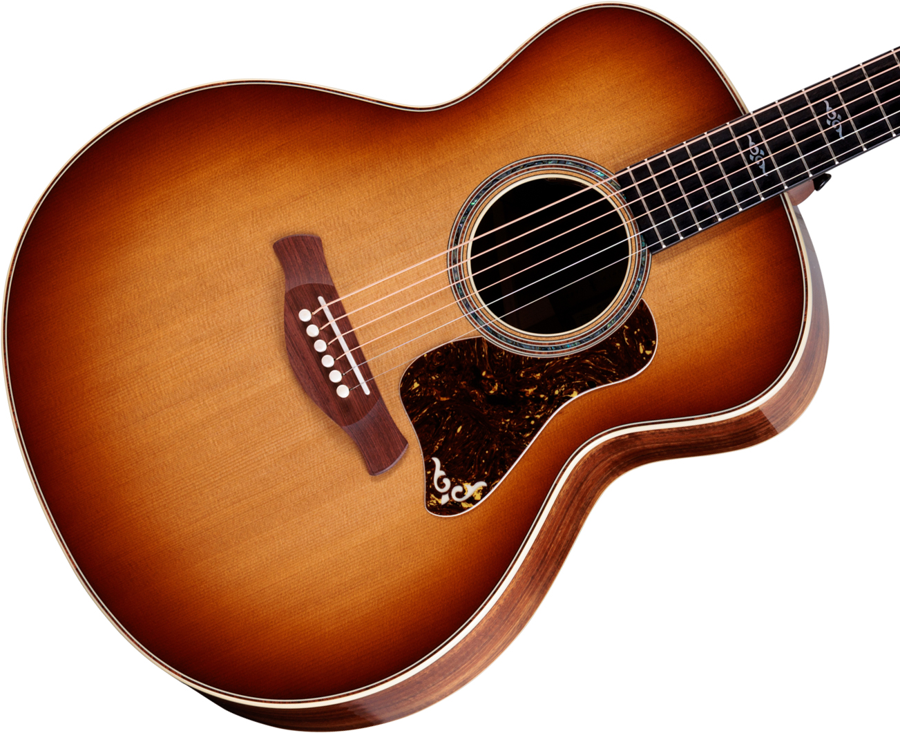 Taylor 814e Koa Gold Label Super Auditorium Cw Epicea Koa Eb Lr Baggs - Sunburst - Folk guitar - Variation 2