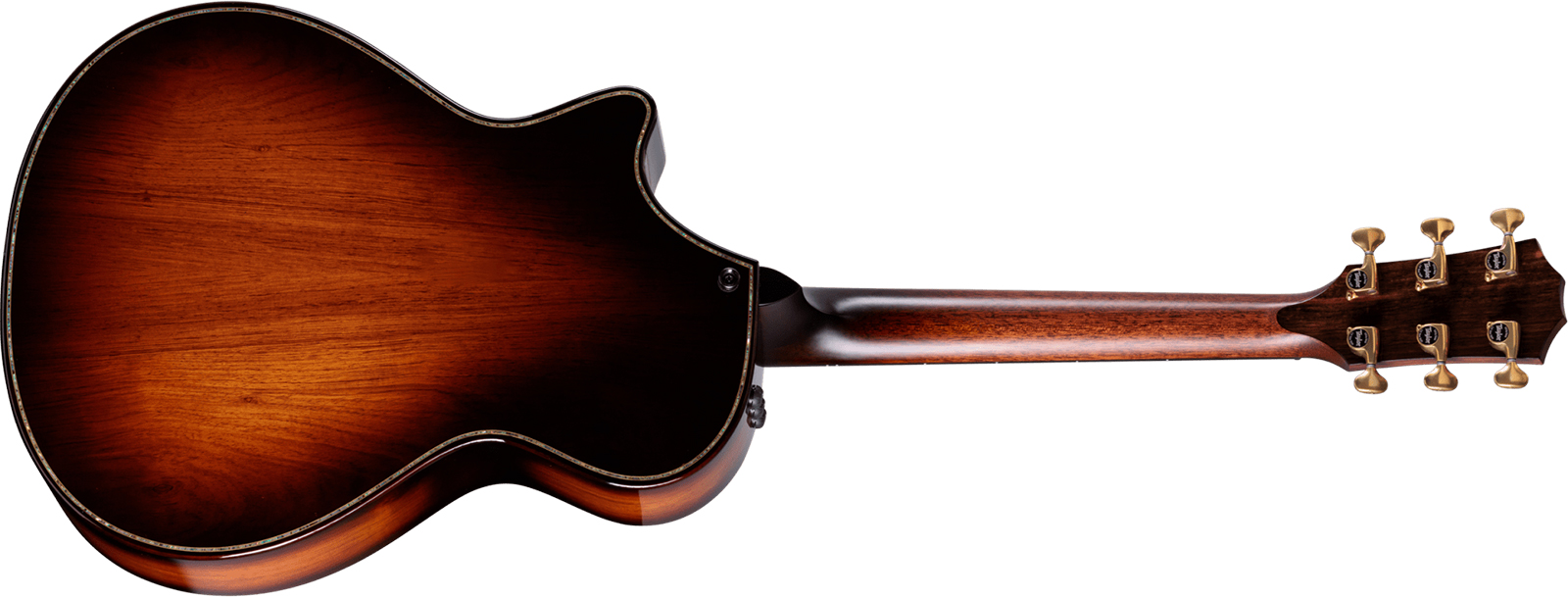 Taylor 912ce Builder's Edition Grand Concert Cw Sinker Redwood Palissandre Eb Es2 - Natural / Kona Edgeburst - Folk guitar - Variation 1