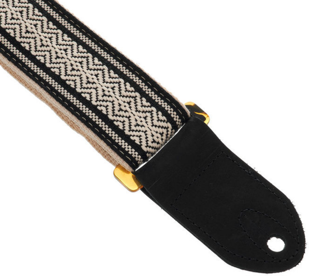 Taylor Academy Strap Wht-blk Jacquard Cotton 2 Inches - Guitar strap - Variation 1