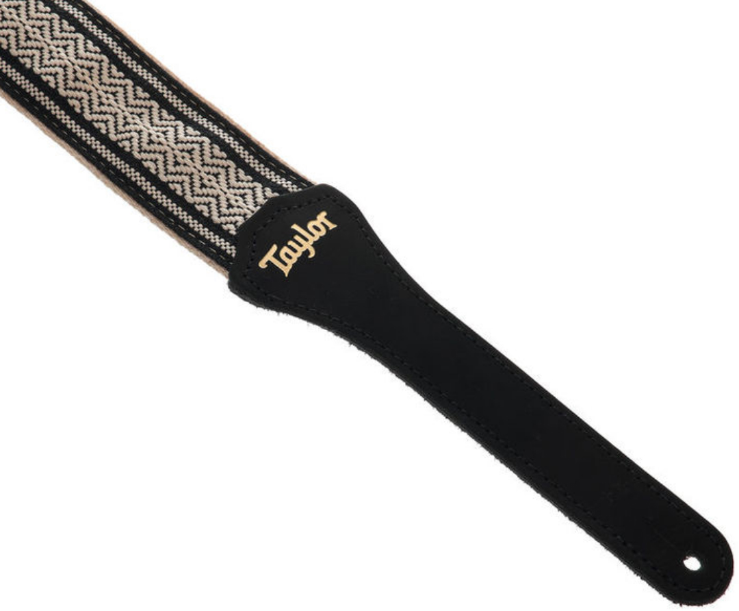 Taylor Academy Strap Wht-blk Jacquard Cotton 2 Inches - Guitar strap - Variation 2