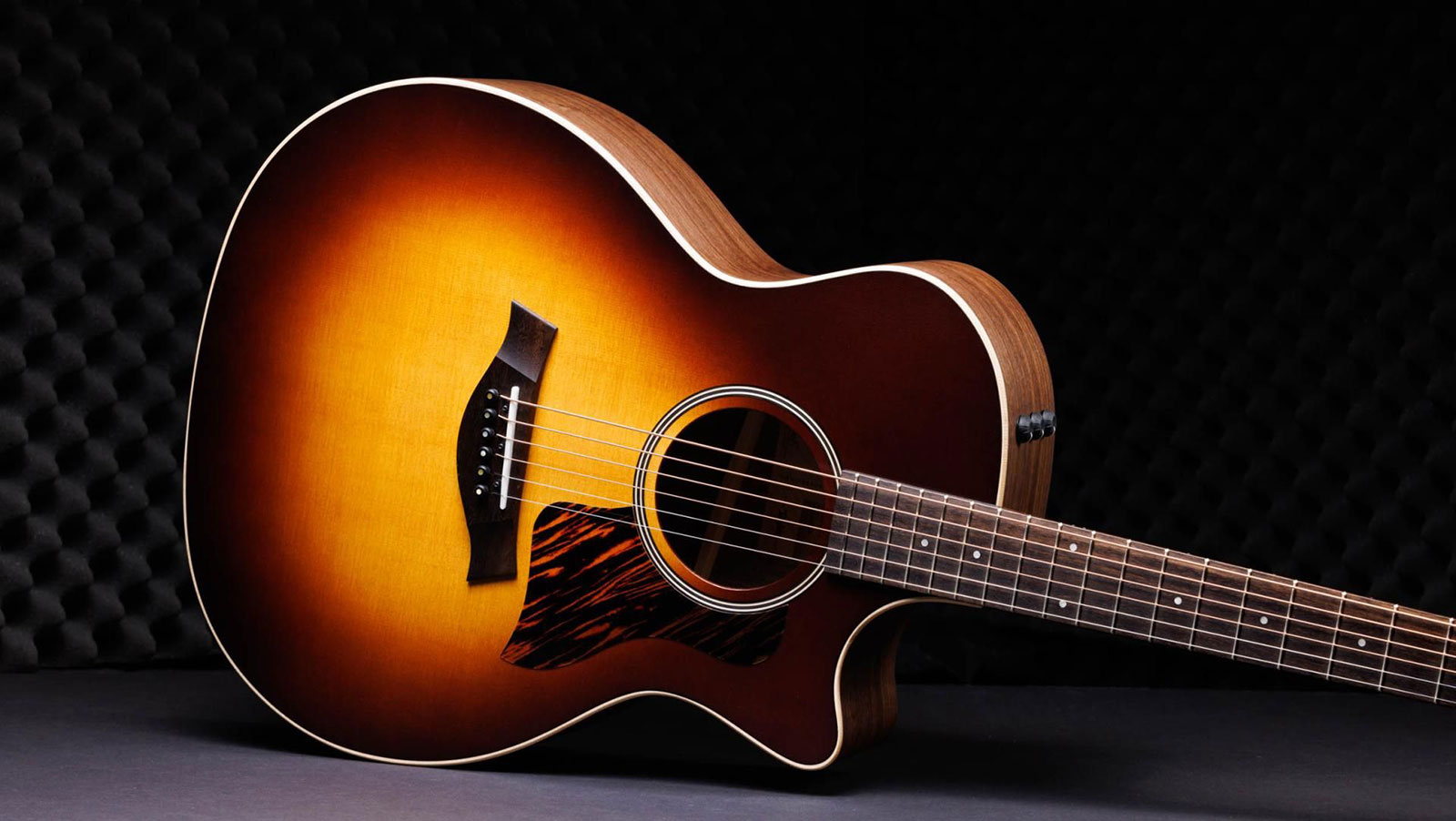 Taylor Ad14ce-sb Ltd 50th Anniversary Grand Auditorium Cw Epicea Noyer Euc Es2 - Tobacco Sunburst Top - Electro acoustic guitar - Variation 2