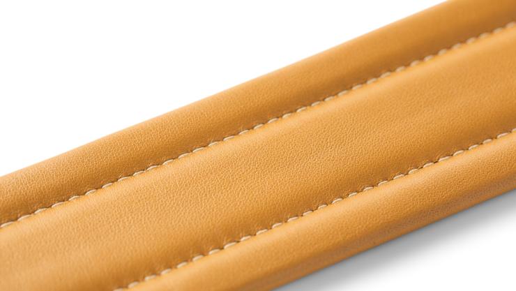 Taylor Ascension Strap Cordovan Leather 2.5 Inches Cordovan Black Butterscotch - Guitar strap - Variation 2