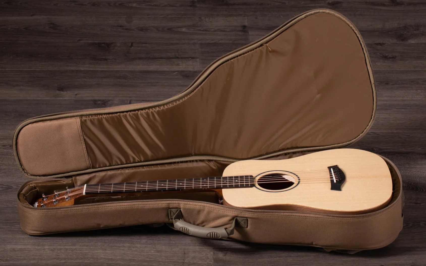 Taylor Baby Bt1e (torrefied Top) Mini Dreadnought Epicea Noyer Eb Esb +housse - Natural - Folk guitar - Variation 9