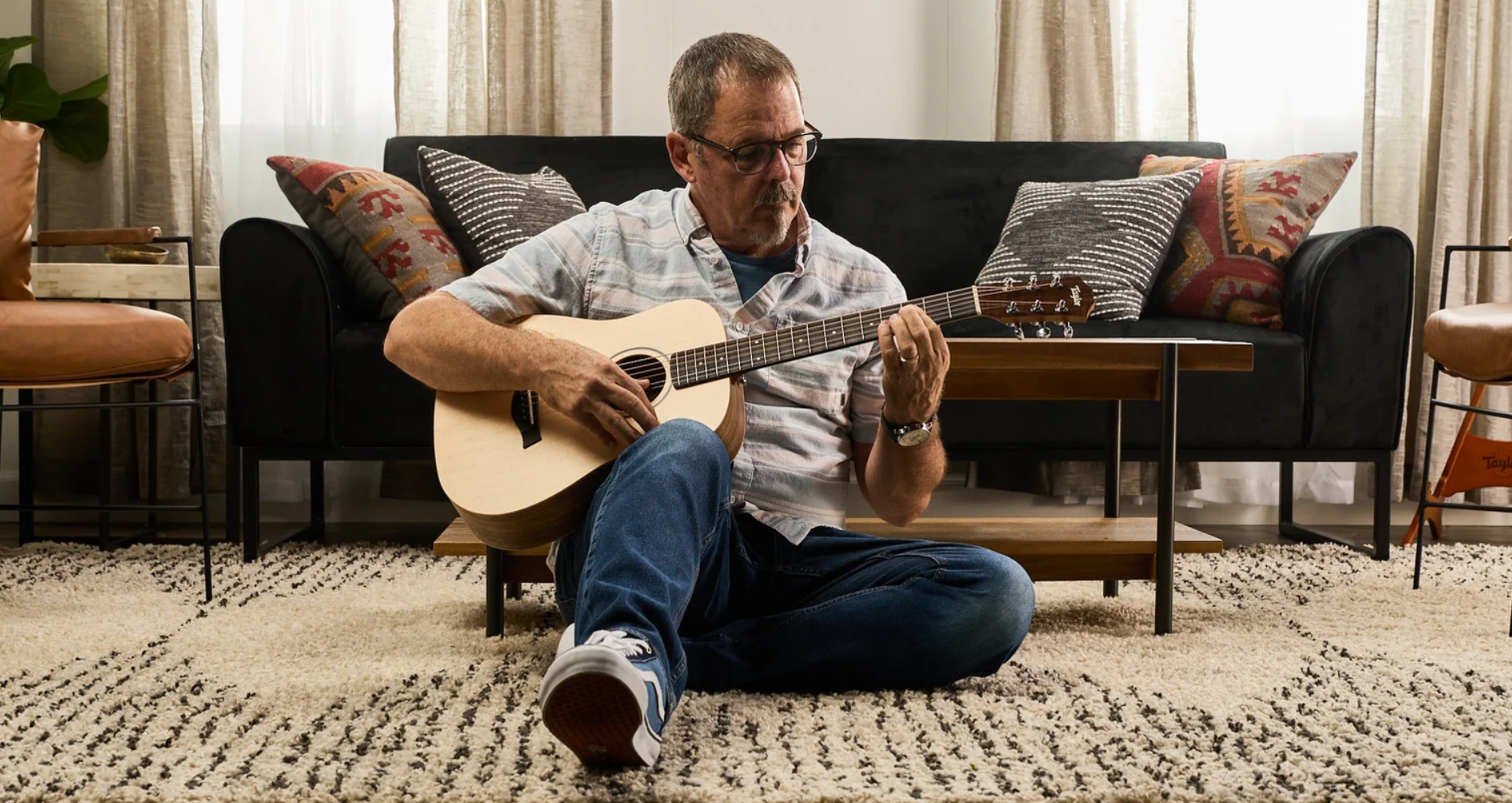 Taylor Baby Bt1e (torrefied Top) Mini Dreadnought Epicea Noyer Eb Esb +housse - Natural - Folk guitar - Variation 10
