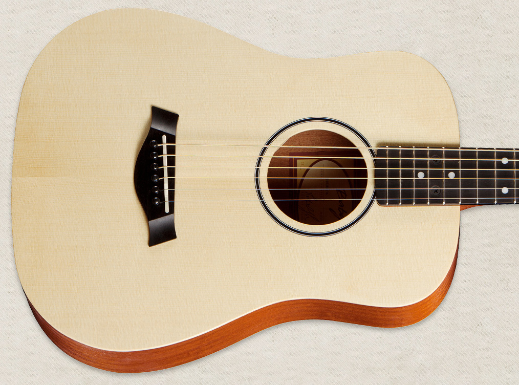 Taylor Baby Mahogany Bt1-e Mini Dreadnought Epicea Sapele Eb Esb +housse - Natural Satin - Travel acoustic guitar - Variation 4