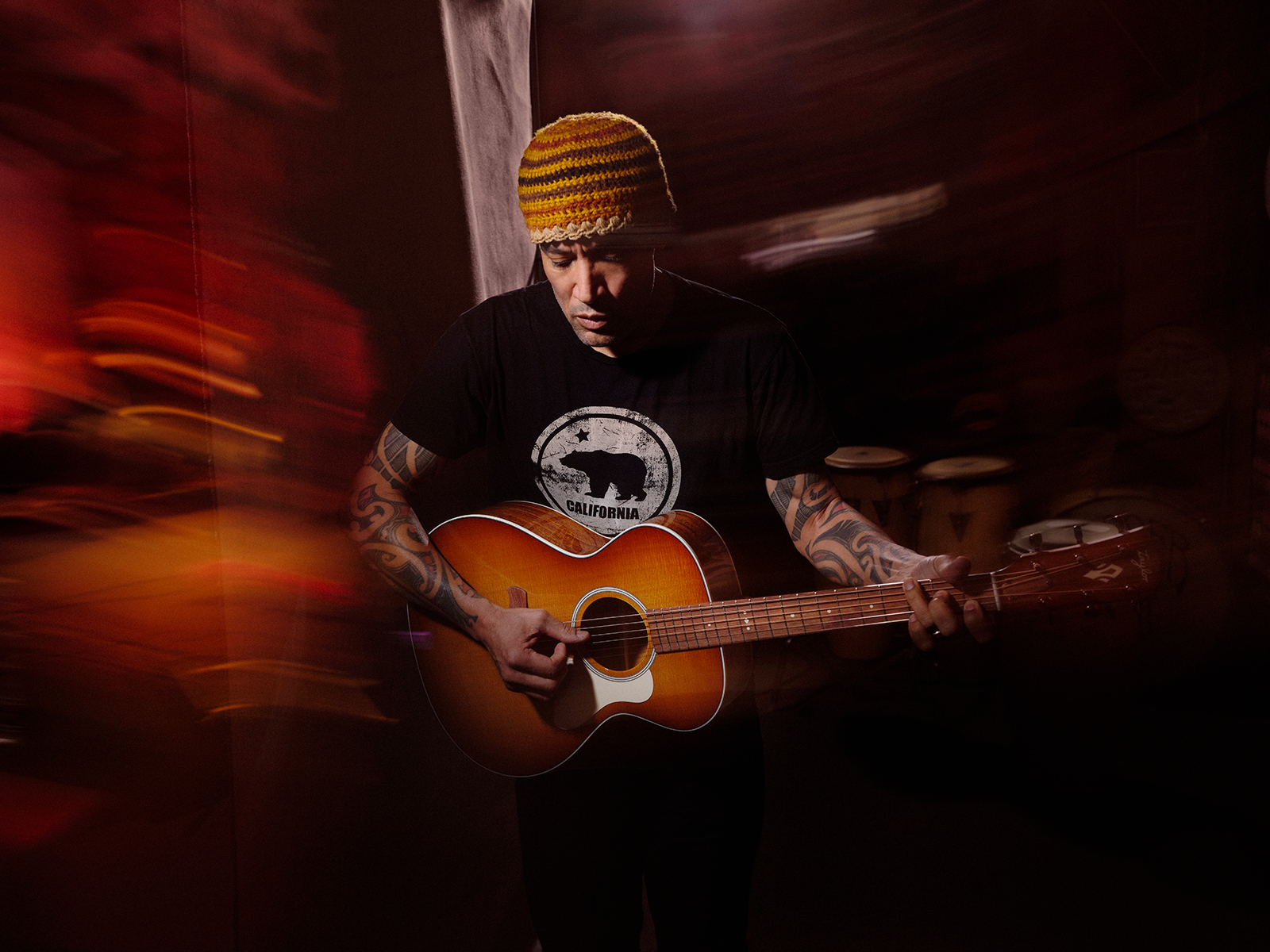 Taylor Ben Harper 512e Gold Label Signature Grand Concert Cw Epicea Acajou Eb Claria - Custom Shaded Edgeburst - Folk guitar - Variation 11