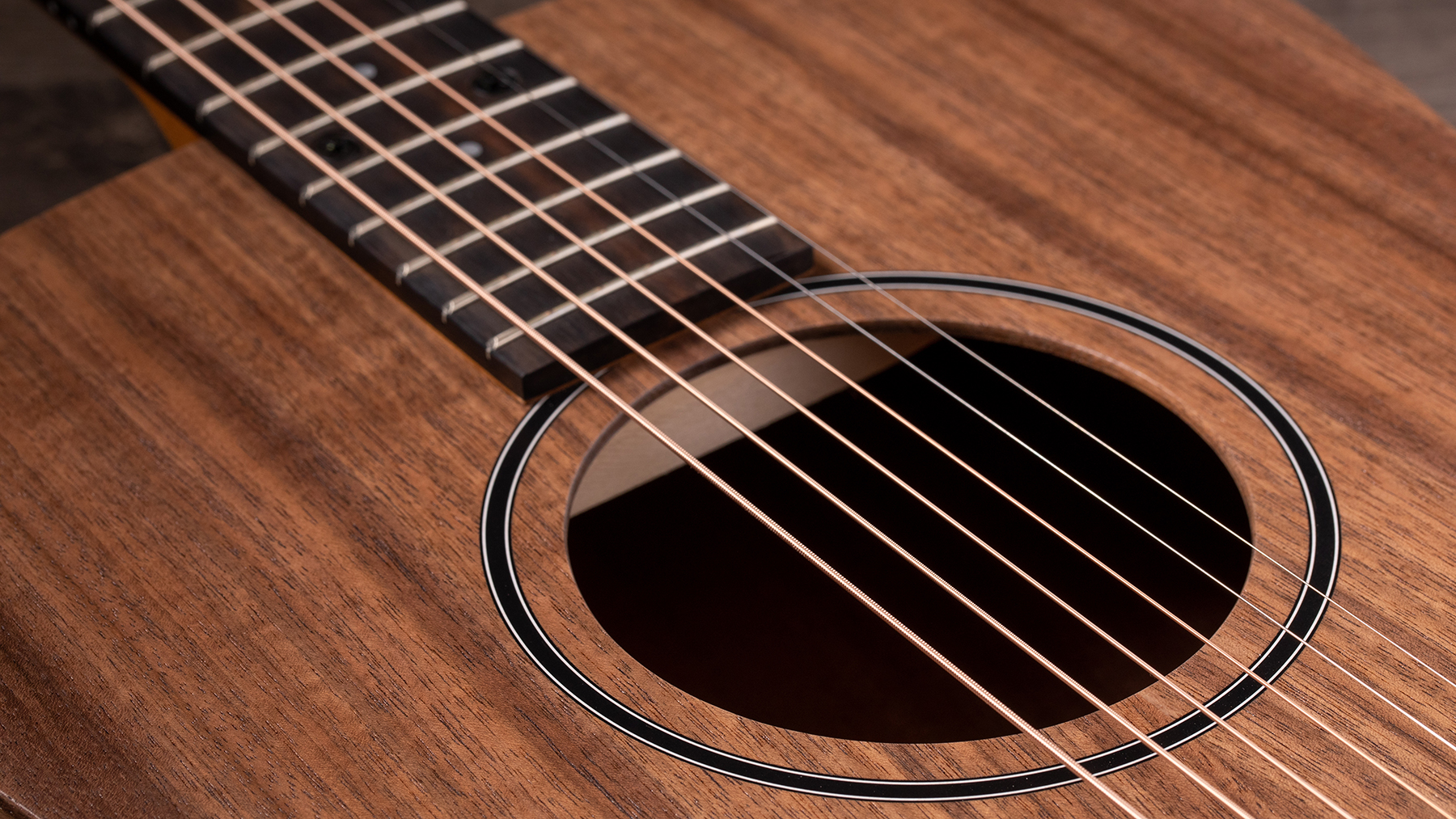 Taylor Big Baby Bbt Walnut/walnut Dreadnought 15/16 Tout Noyer Eb - Natural - Travel acoustic guitar - Variation 2