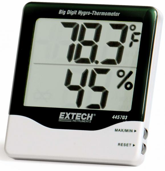 Guitar humidifier Taylor Extech Big digital hygro-thermometer