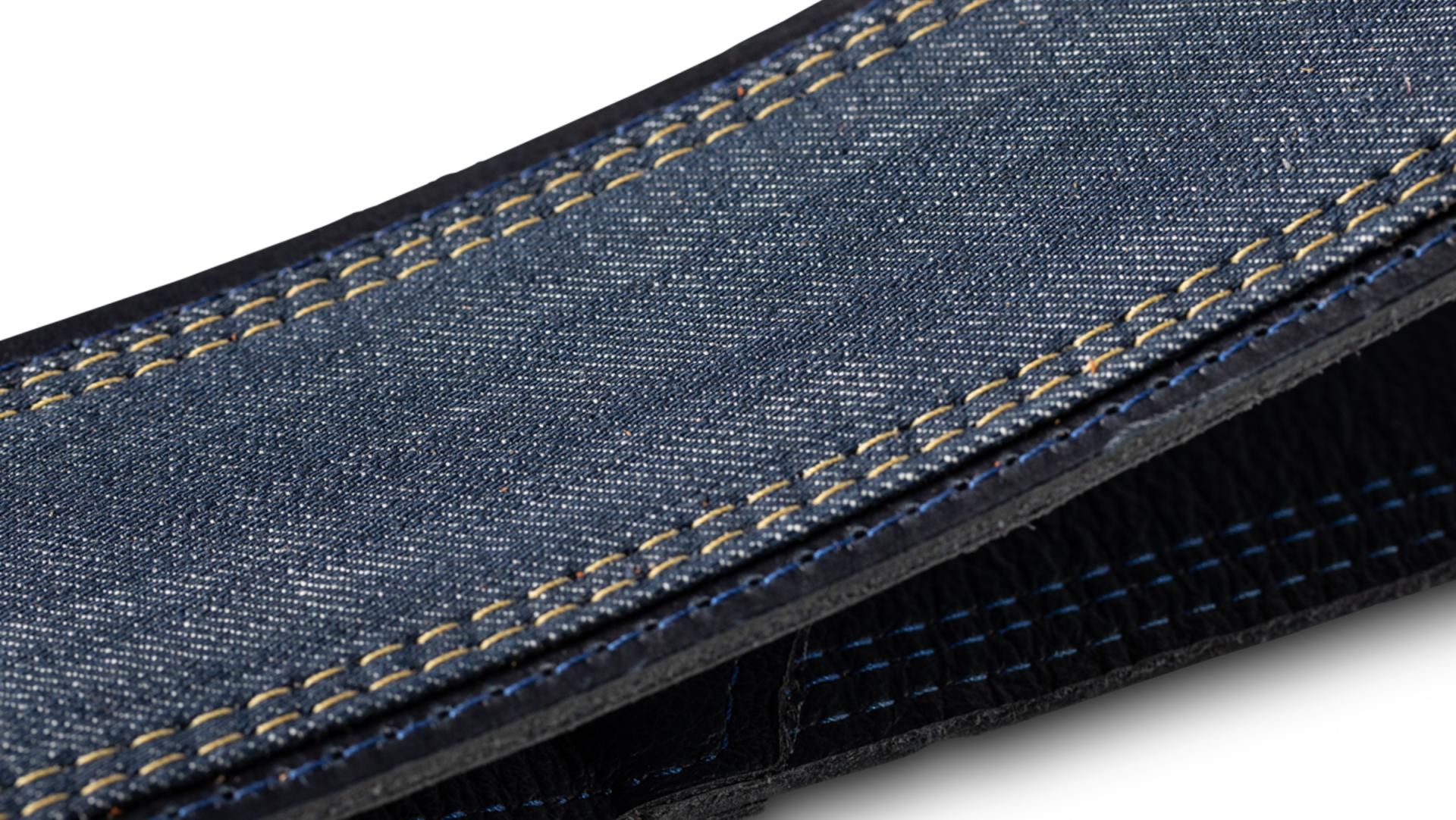 Taylor Blue Denim Guitar Strap 2.5-inc Navy Edge 4300-25 - Guitar strap - Variation 1