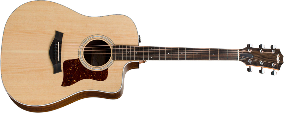 Taylor 210ce 2020 Dreadnought Cw Epicea Palissandre Eb Es2 - Natural Satin - Electro acoustic guitar - Main picture