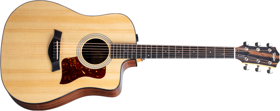 Taylor 210ce Plus Dreadnought Cw Epicea Palissandre Eb Es2 - Natural - Electro acoustic guitar - Main picture