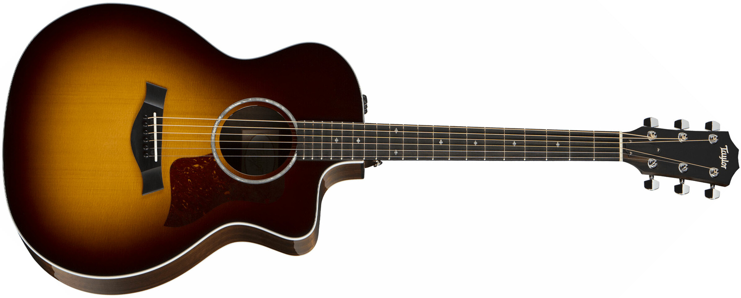 Taylor 214ce-cf Dlx Sb Grand Auditorium Cw Epicea Copafera Es2 - Sunburst - Electro acoustic guitar - Main picture