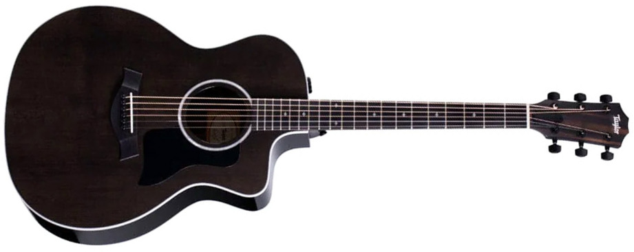 Taylor 214ce Dlx Ltd Grand Auditorium Cw Epicea Erable Eb Es2 - Trans Grey Top - Electro acoustic guitar - Main picture