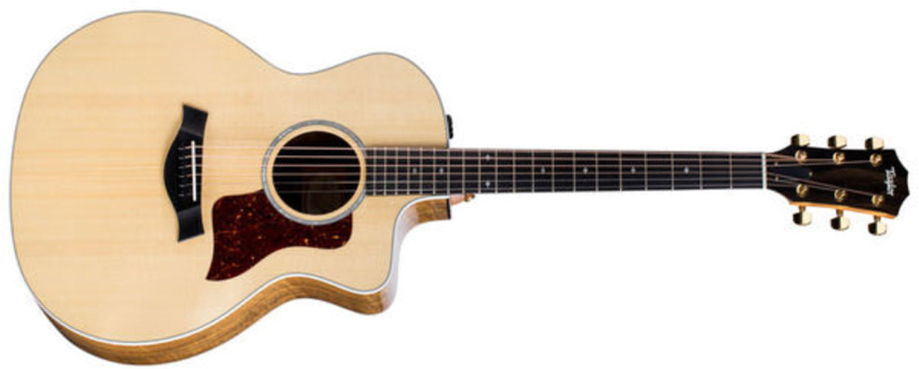 Taylor 214ce-fo Dlx Grand Auditorium Cw Epicea Ovangkol Es2 - Natural - Electro acoustic guitar - Main picture