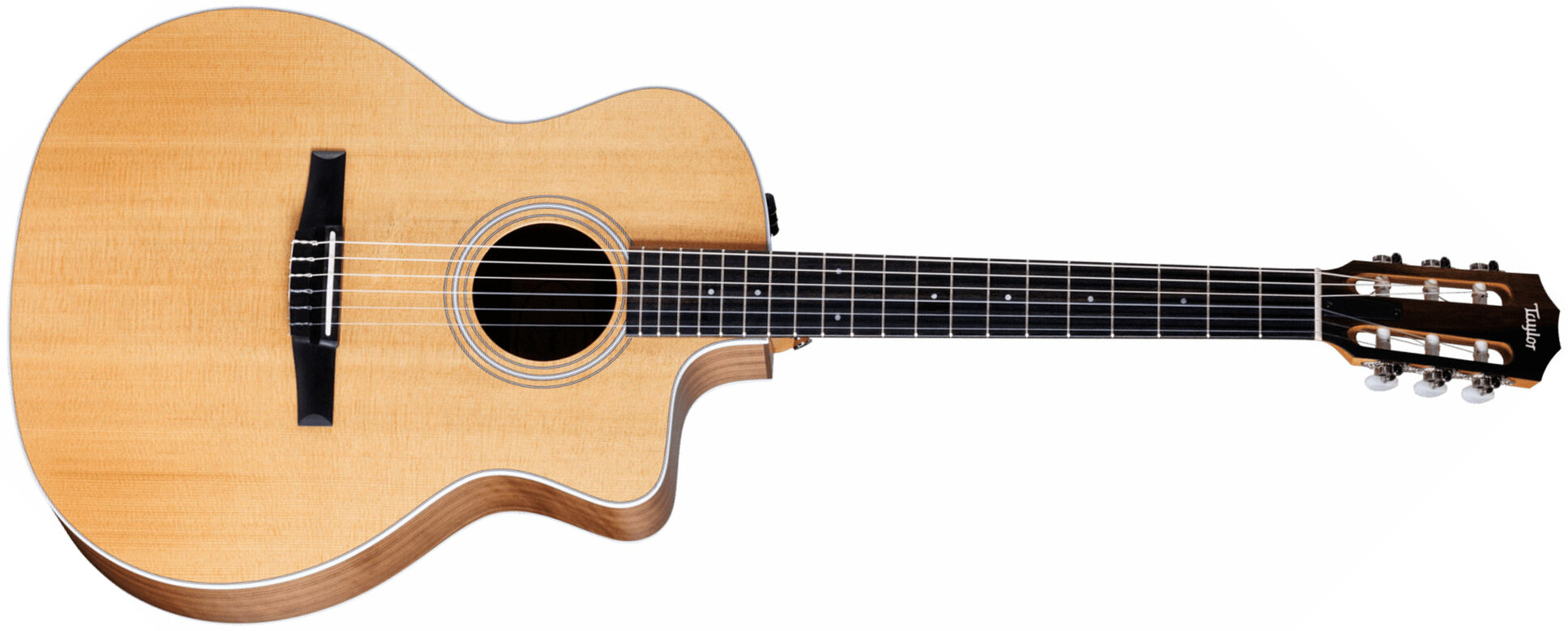 Taylor 214ce-n 2024 Grand Auditorium Cw Epicea Noyer Eb Esn - Natural - Classical guitar 4/4 size - Main picture