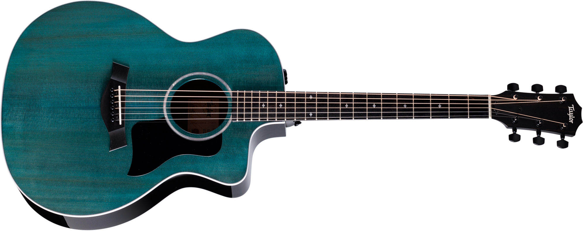 Taylor 214ce Plus Special Edition Grand Auditorium Cw Epicea Noyer Eb Es2 - Trans Blue - Folk guitar - Main picture