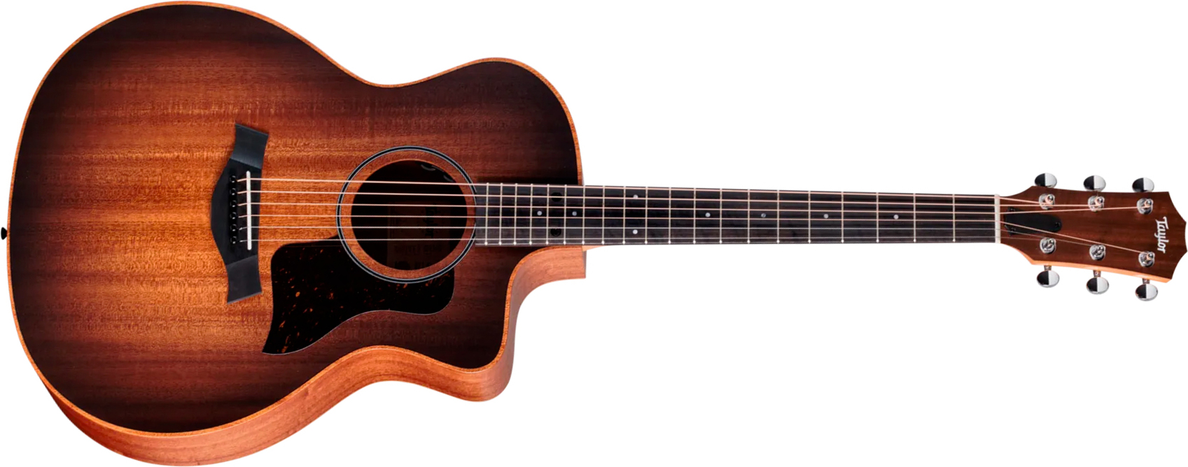 Taylor 24ce Sunset Blvd Grand Auditorium Cw Tout Sapele Eb - Edgeburst Matte - Folk guitar - Main picture