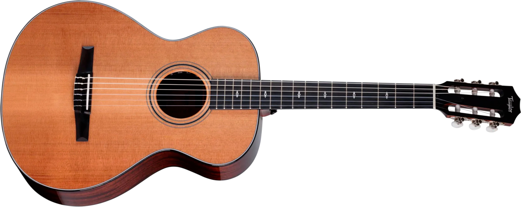 Taylor 312e-n Sunset Blvd Grand Concert Nylon Cedre Sapele Eb Claria - Natural - Classical guitar 4/4 size - Main picture