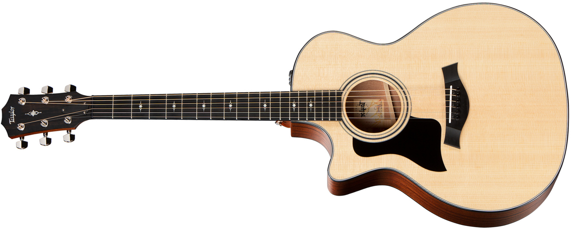 Taylor 314ce V-class Lh Gaucher Grand Auditorium Cw Epicea Sapele Eb Es2 - Natural - Electro acoustic guitar - Main picture