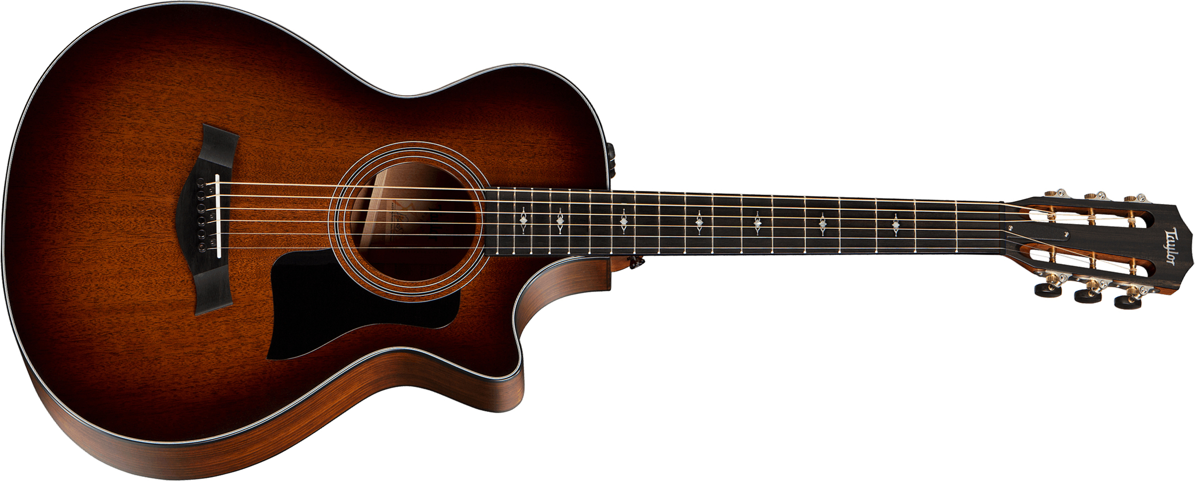 Taylor 322ce 12-fret V-class 2019 Grand Concert Cw Acajou Blackwood Es2 - Shaded Edge Burst Top - Electro acoustic guitar - Main picture