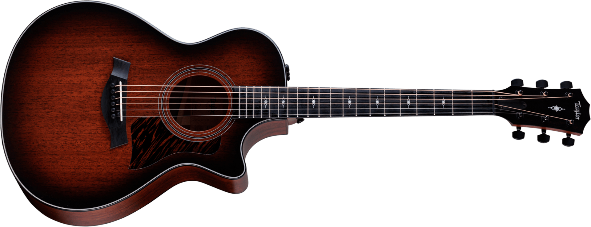 Taylor 322ce Grand Concert Cw Tout Acajou Eb Es2 - Edgeburst Satin - Folk guitar - Main picture