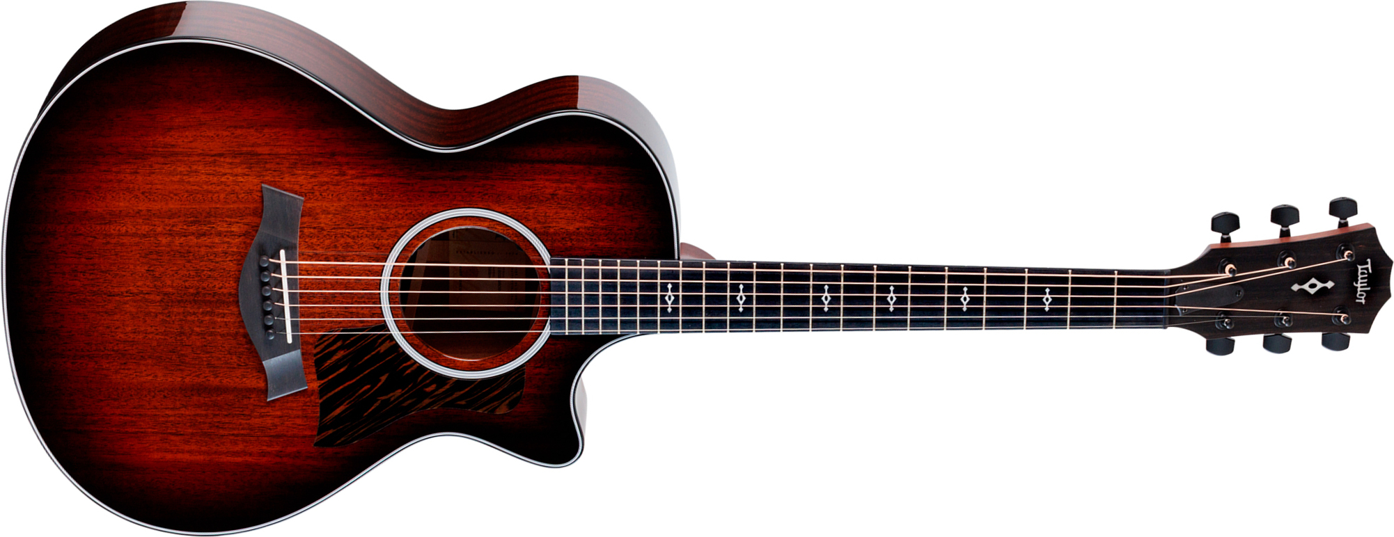 Taylor 322ce Next Gen. Grand Concert Cw Shsc Acajou Sapele Eb Claria - Medium Brown Stain - Folk guitar - Main picture