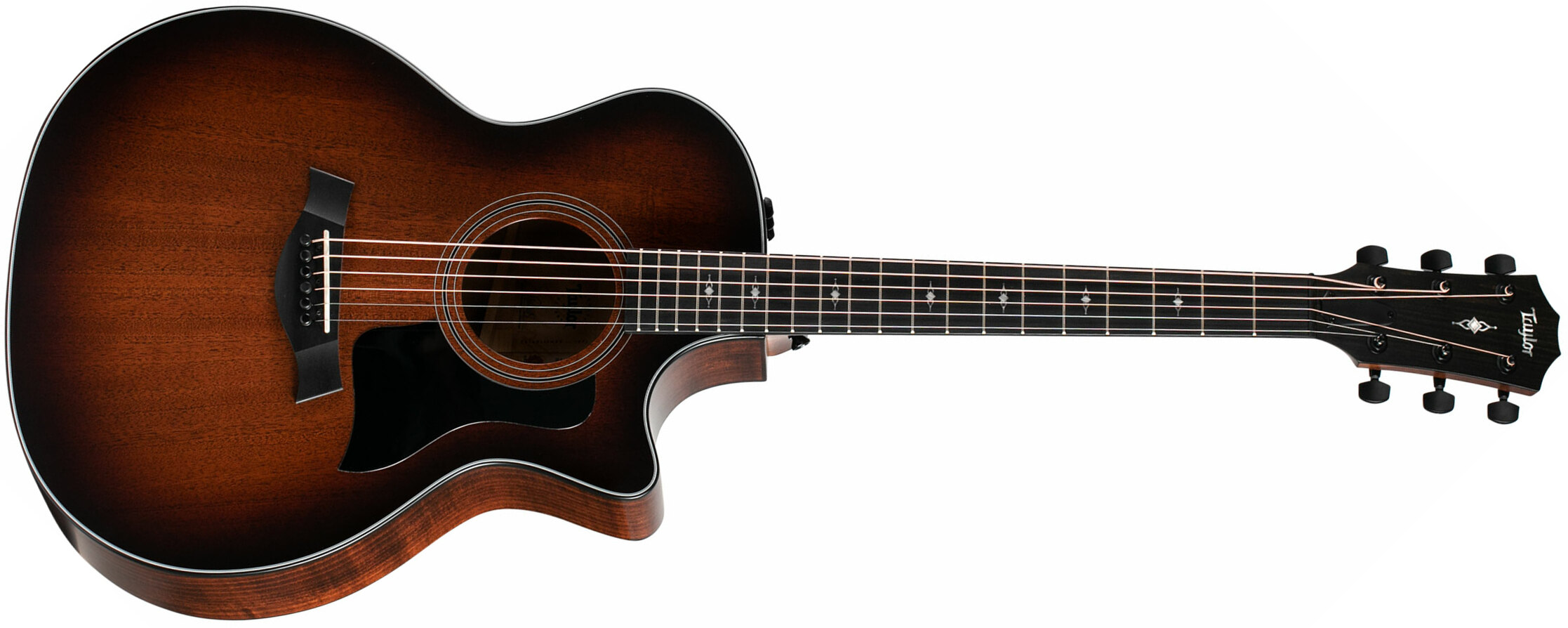 Taylor 324ce Tropical Mahogany Grand Auditorium Cw Tout Acajou Eb Es2 - Shaded Edgeburst Top - Electro acoustic guitar - Main picture