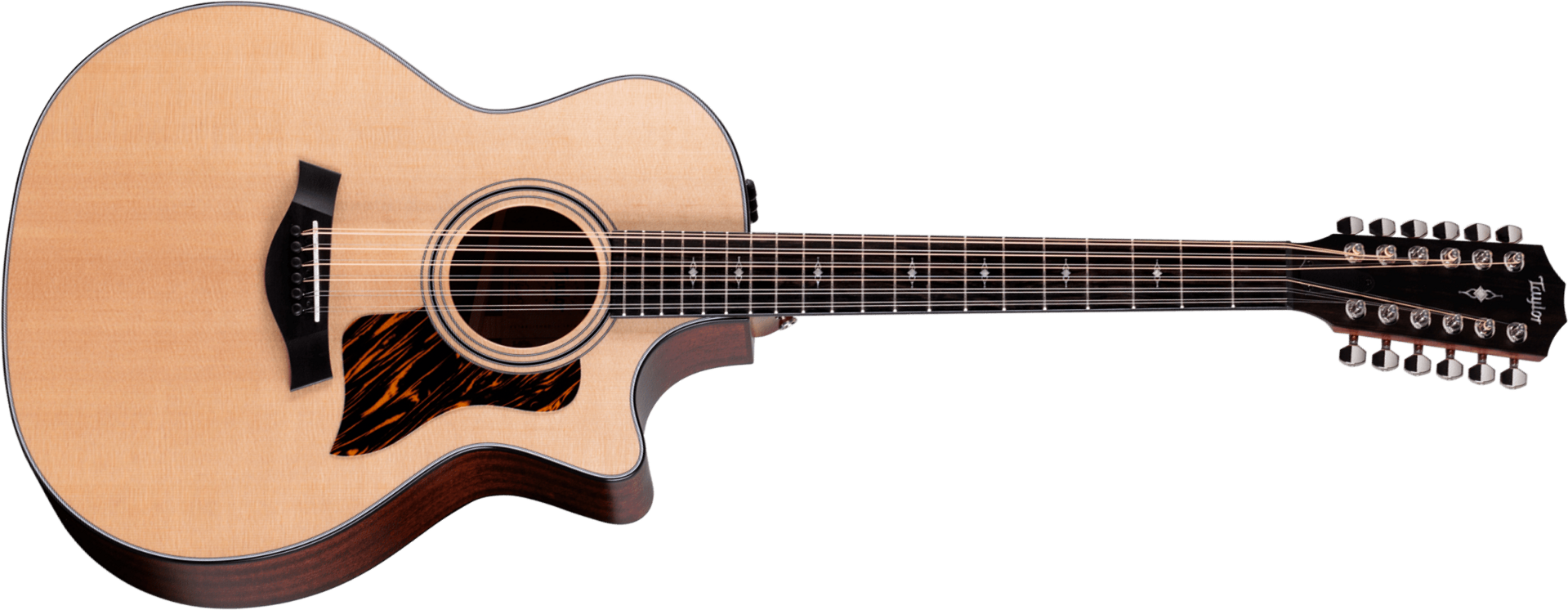 Taylor 354ce Grand Auditorium Cw 12c Epicea Sapele Eb Es2 - Medium Stain - Folk guitar - Main picture