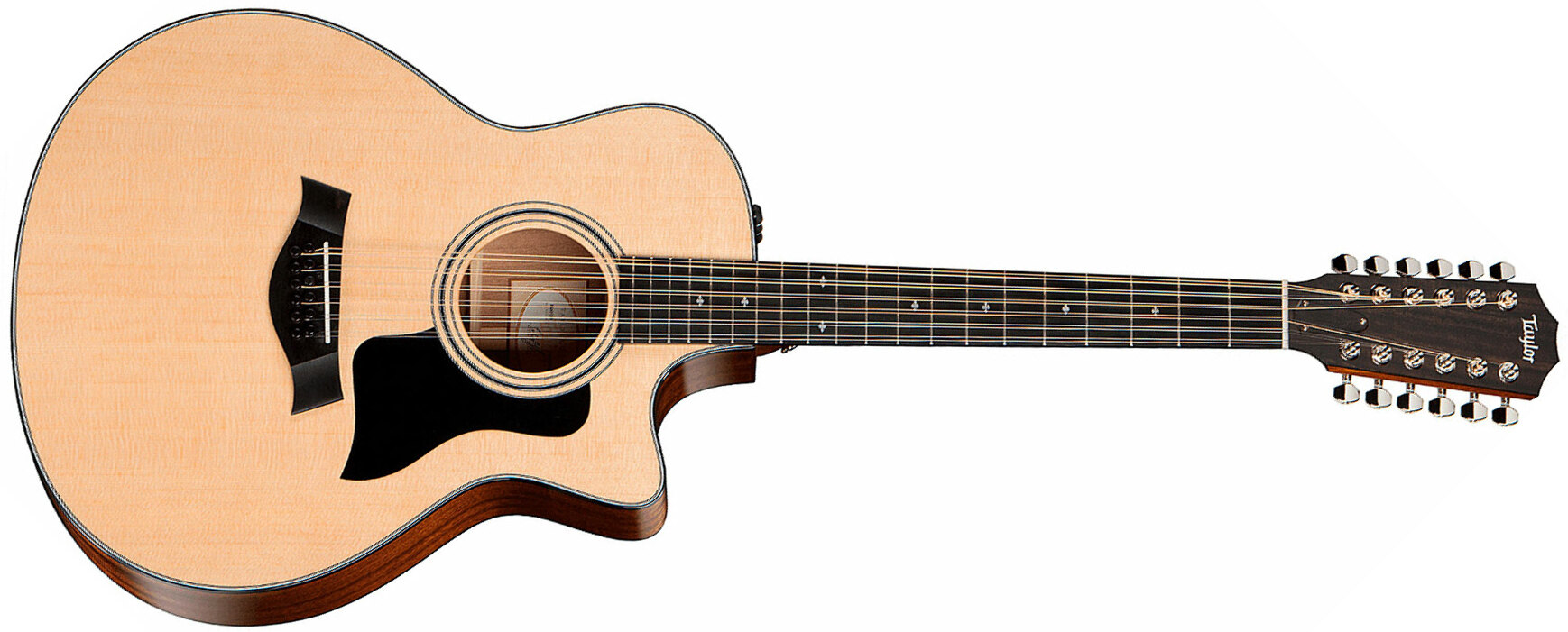 Taylor 356ce Grand Symphony Cw 12c Epicea Palissandre Eb Es2 - Natural - Electro acoustic guitar - Main picture