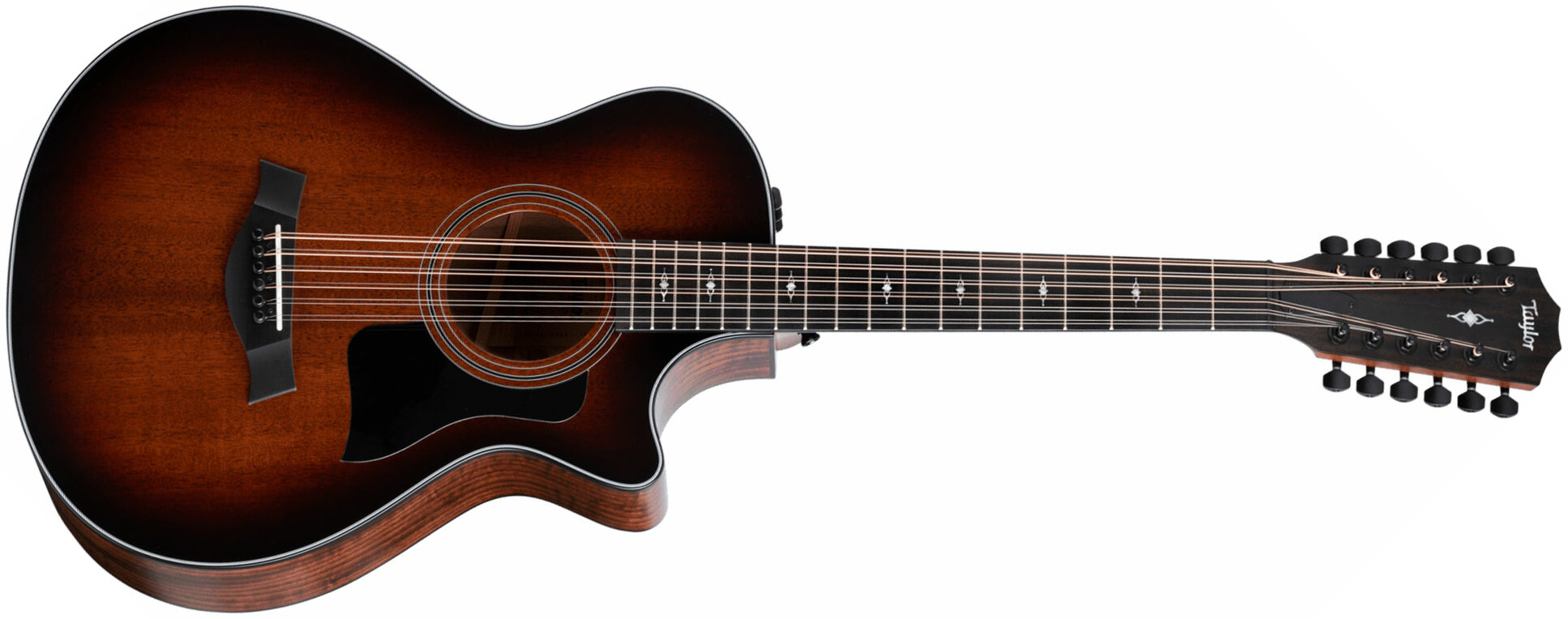 Taylor 362ce 12-string 12-fret Grand Concert Cw 12c Tout Acajou Eb Es2 - Natural Satin - Electro acoustic guitar - Main picture