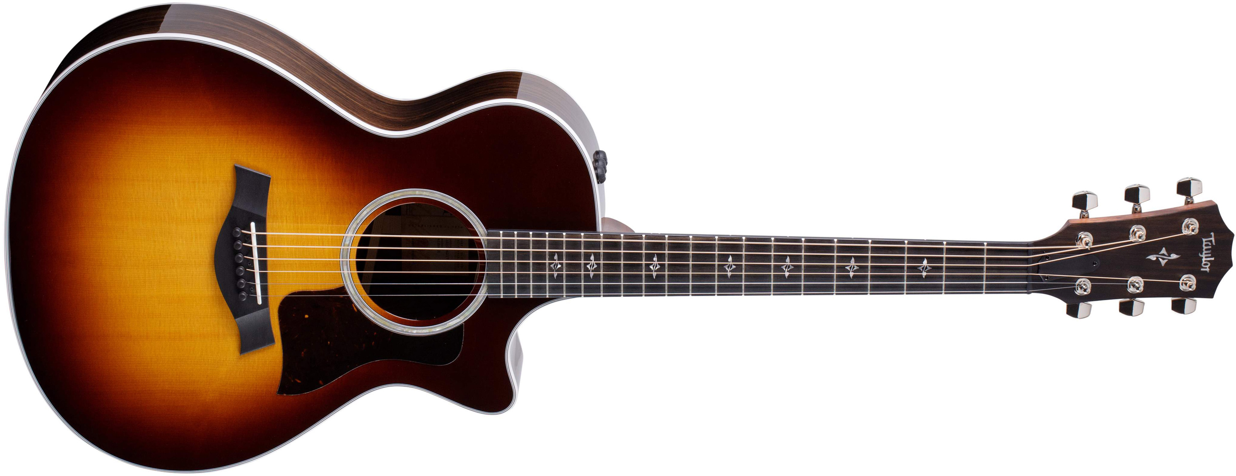 Taylor 412ce Grand Concert Cw Epicea Palissandre Eb Es2 - Tobacco Sunburst Top - Electro acoustic guitar - Main picture