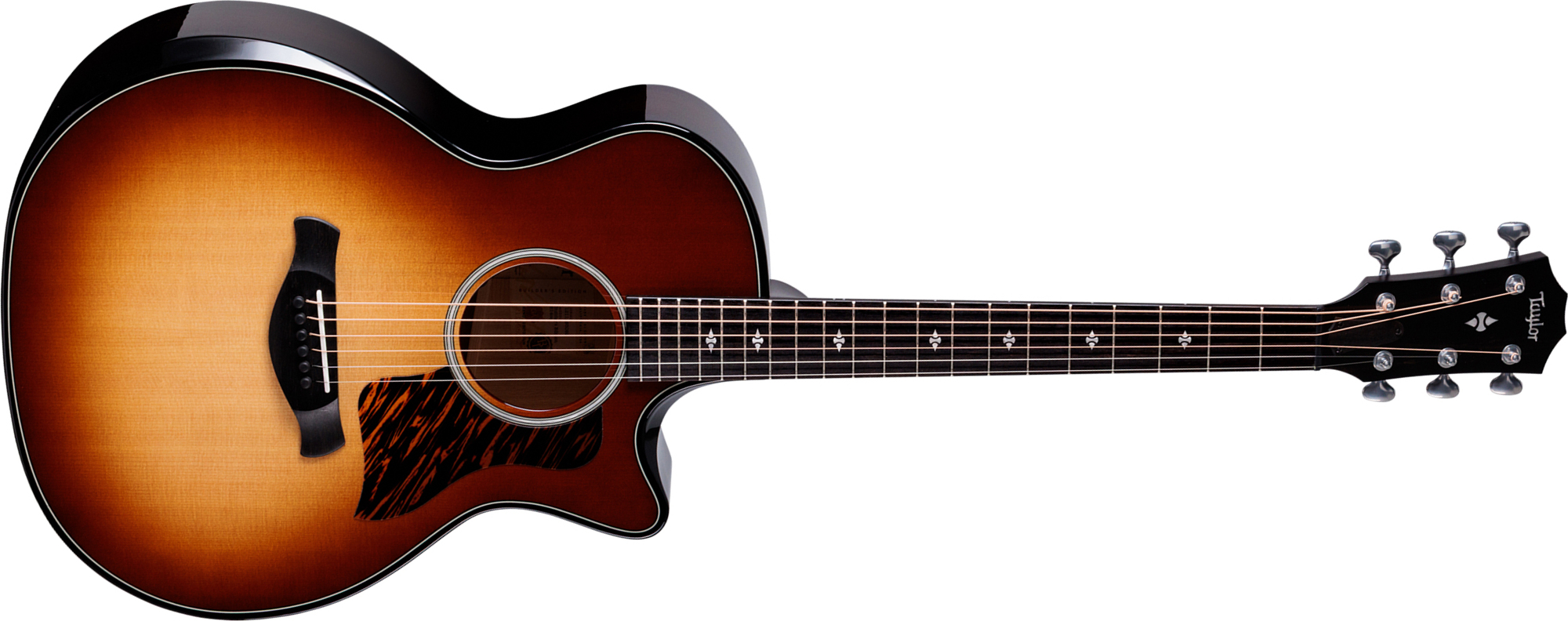 Taylor 514ce Builders Edition Next Gen. Grand Auditorium Cw Epicea Frene Eb Claria - Kona Burst - Folk guitar - Main picture