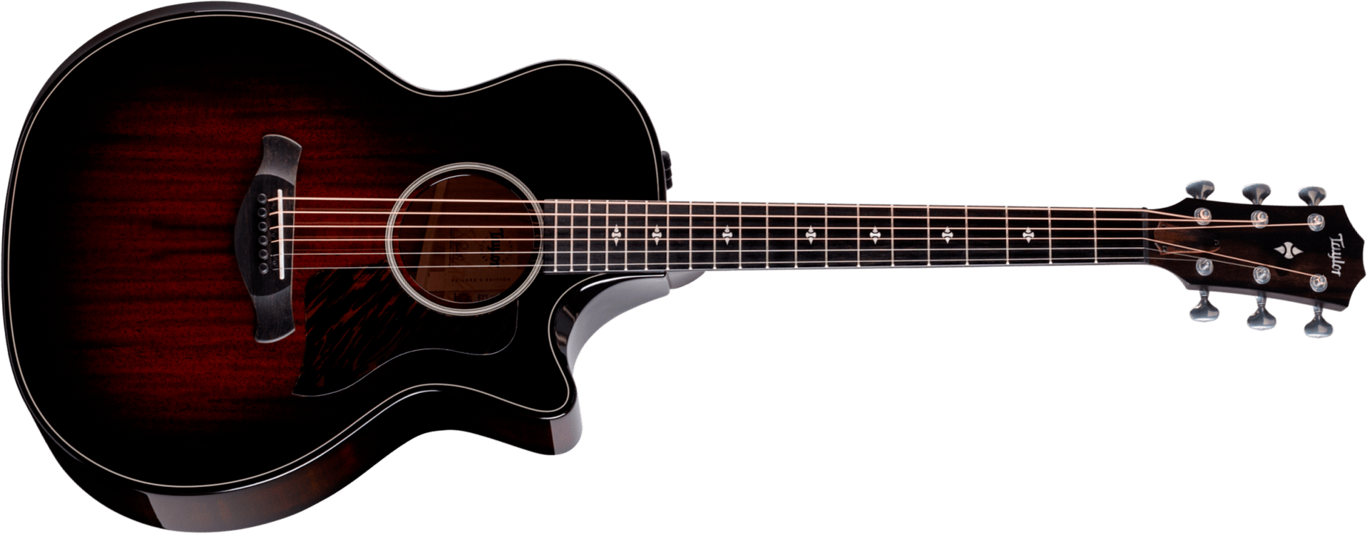 Taylor 524ce Builder's Edition Grand Auditorium Cw Acajou Frene Eb Es2 - Kona Burst - Folk guitar - Main picture