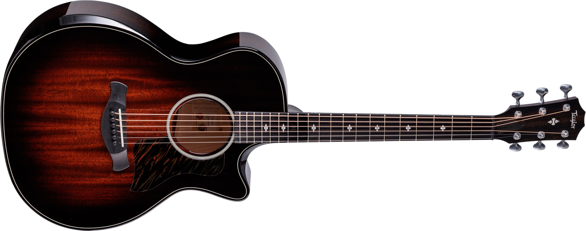 Taylor 524ce Builders Edition Next Gen. Grand Auditorium Cw Acajou Frene Eb Claria - Kona Burst - Folk guitar - Main picture