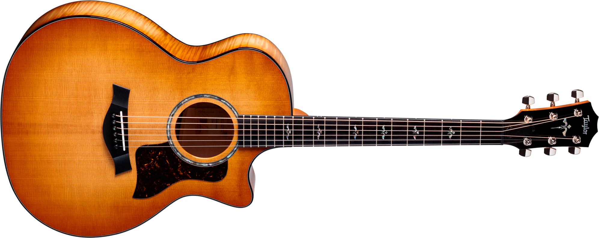 Taylor 614ce Next Gen. Grand Auditorium Cw Epicea Erable Eb Claria - Antique Blonde - Folk guitar - Main picture