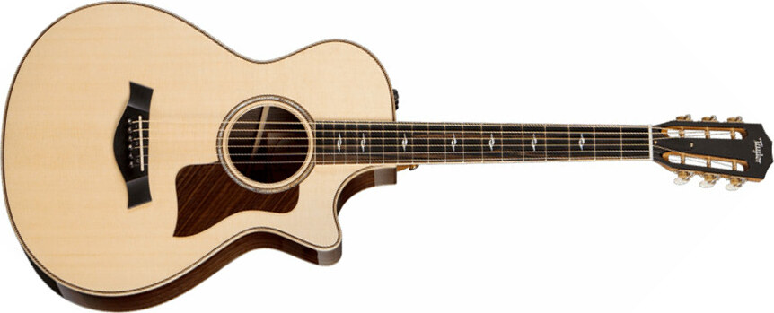 Taylor 812ce 12-fret 2015 Grand Concert Cw Epicea Palissandre Es2 - Natural - Electro acoustic guitar - Main picture